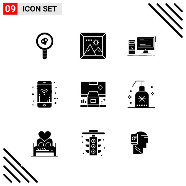 Set de 25 iconos de negocio universales Vector — Archivo Imágenes Vectoriales