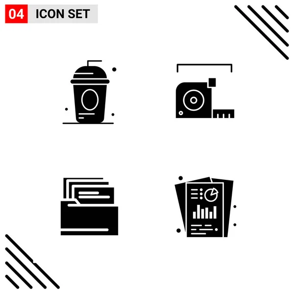 Conjunto Iconos Creativos Universales Simplemente Vector Ilustraciones Para Aplicaciones Web — Vector de stock