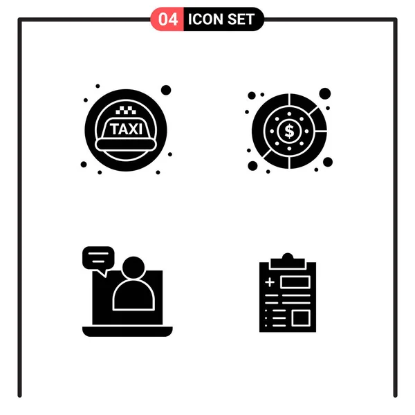 Conjunto Iconos Creativos Universales Simplemente Vector Ilustraciones Para Aplicaciones Web — Vector de stock