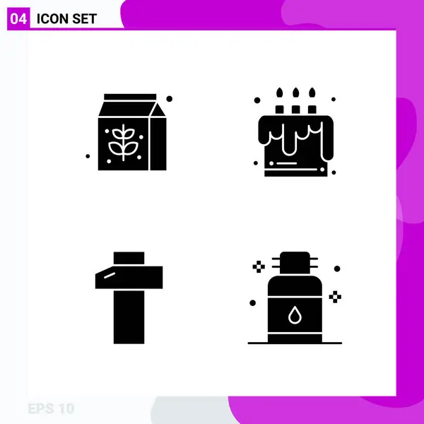 Conjunto Iconos Creativos Universales Simplemente Vector Ilustraciones Para Aplicaciones Web — Vector de stock