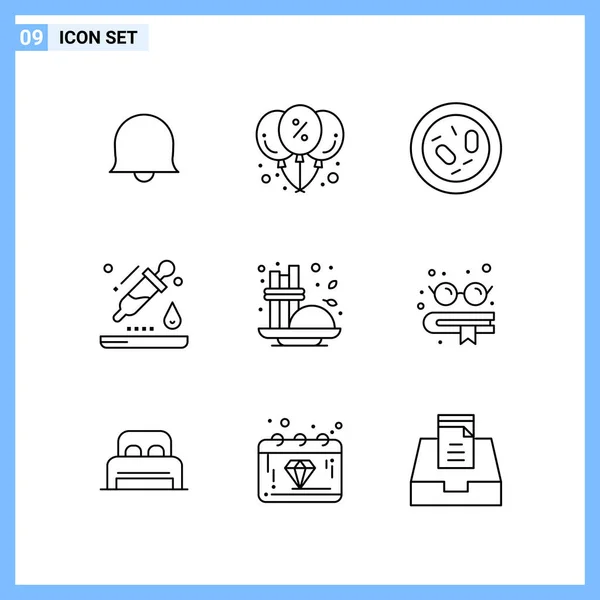 Set de 25 iconos de negocio universales Vector — Vector de stock