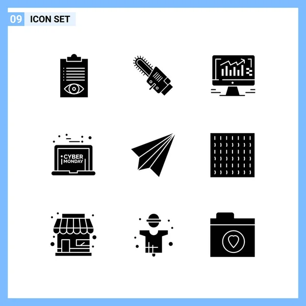 Conjunto Iconos Creativos Universales Simplemente Vector Ilustraciones Para Aplicaciones Web — Vector de stock