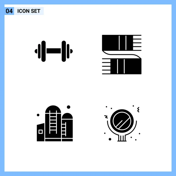 Conjunto Iconos Creativos Universales Simplemente Vector Ilustraciones Para Aplicaciones Web — Vector de stock