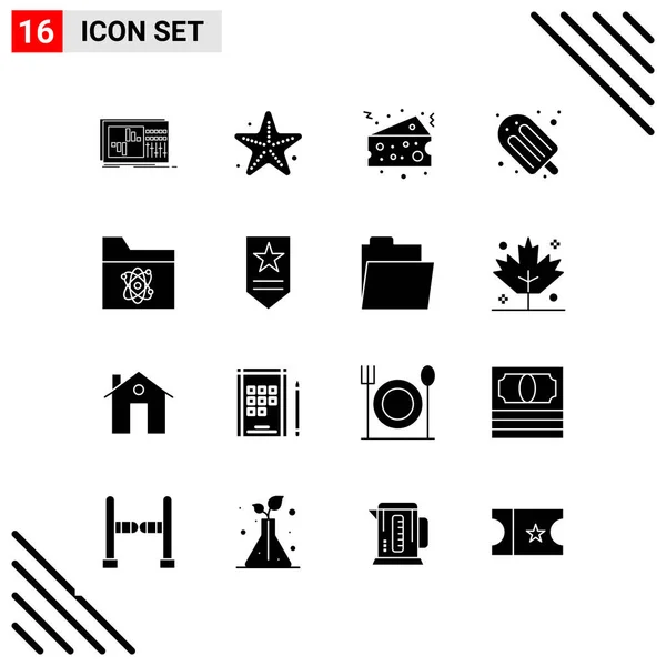 Conjunto Iconos Creativos Universales Simplemente Vector Ilustraciones Para Aplicaciones Web — Vector de stock