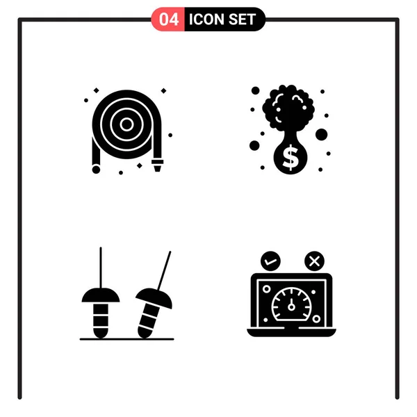 Set Universal Creative Icons Simply Vector Illustrations Web Mobile Apps — Stock Vector