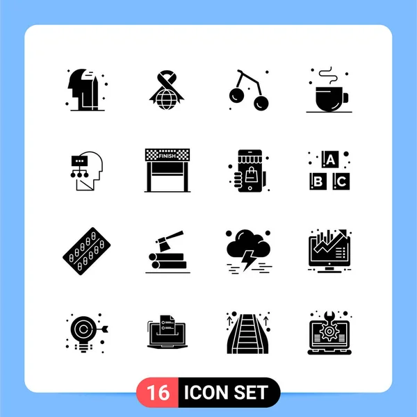 Conjunto Iconos Creativos Universales Simplemente Vector Ilustraciones Para Aplicaciones Web — Vector de stock