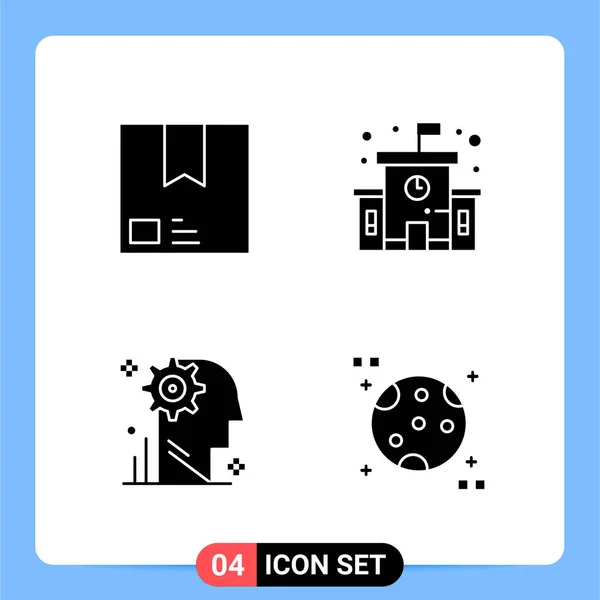 Conjunto Iconos Creativos Universales Simplemente Vector Ilustraciones Para Aplicaciones Web — Archivo Imágenes Vectoriales