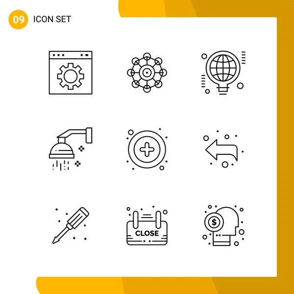 Set de 25 iconos de negocio universales Vector — Vector de stock