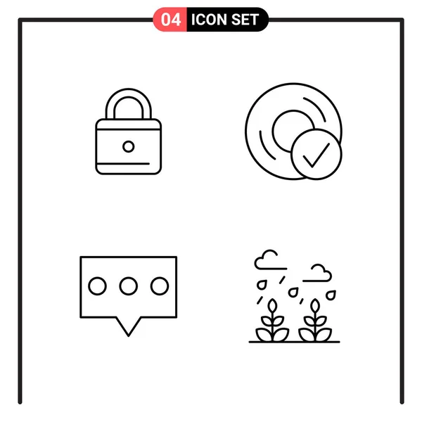 Set van 25 Universele Business Iconen Vector — Stockvector