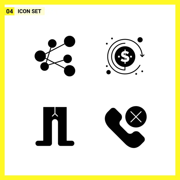 Set Universeller Kreativer Symbole Einfach Vektorillustrationen Für Web Und Mobile — Stockvektor