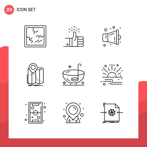 Set de 25 iconos de negocio universales Vector — Archivo Imágenes Vectoriales