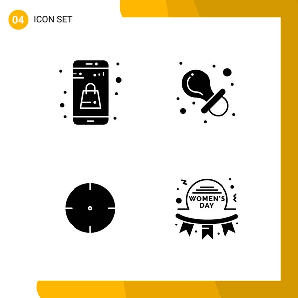 Conjunto Iconos Creativos Universales Simplemente Vector Ilustraciones Para Aplicaciones Web — Vector de stock