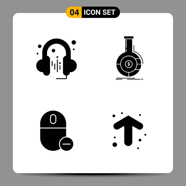 Conjunto Iconos Creativos Universales Simplemente Vector Ilustraciones Para Aplicaciones Web — Archivo Imágenes Vectoriales