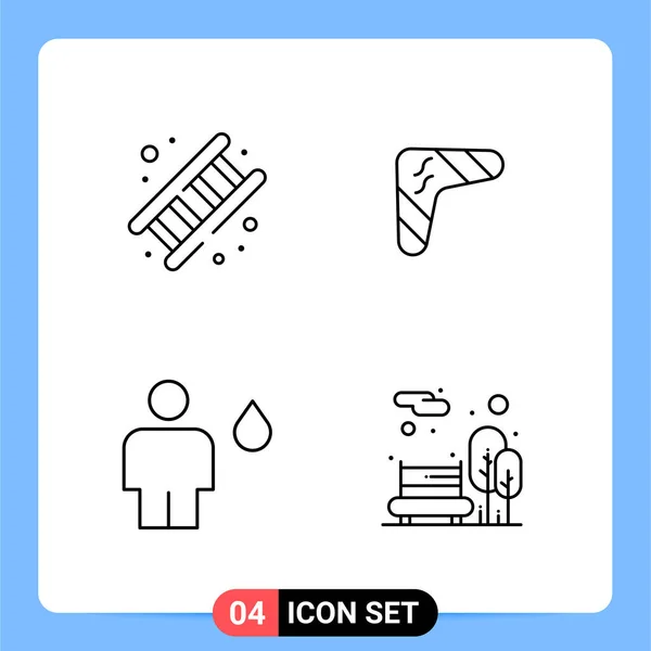 Set Universal Creative Icons Simply Vector Illustrations Web Mobile Apps — Stock Vector