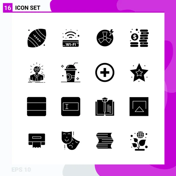 Conjunto Iconos Creativos Universales Simplemente Vector Ilustraciones Para Aplicaciones Web — Vector de stock