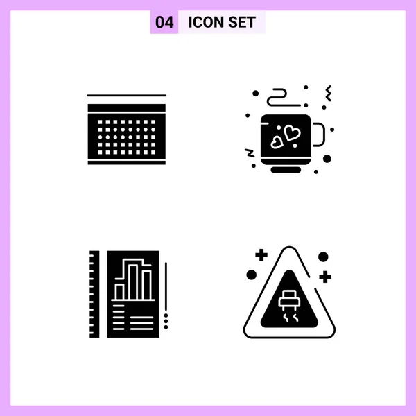 Conjunto Iconos Creativos Universales Simplemente Vector Ilustraciones Para Aplicaciones Web — Vector de stock