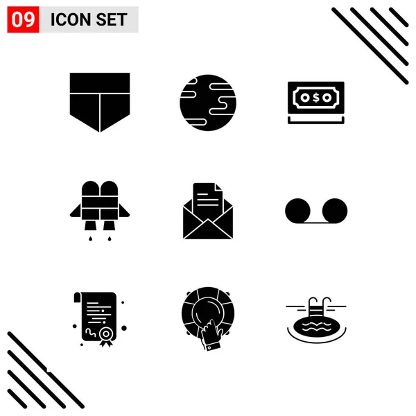 Set Universal Creative Icons Simply Vector Illustrations Web Mobile Apps — Stock Vector