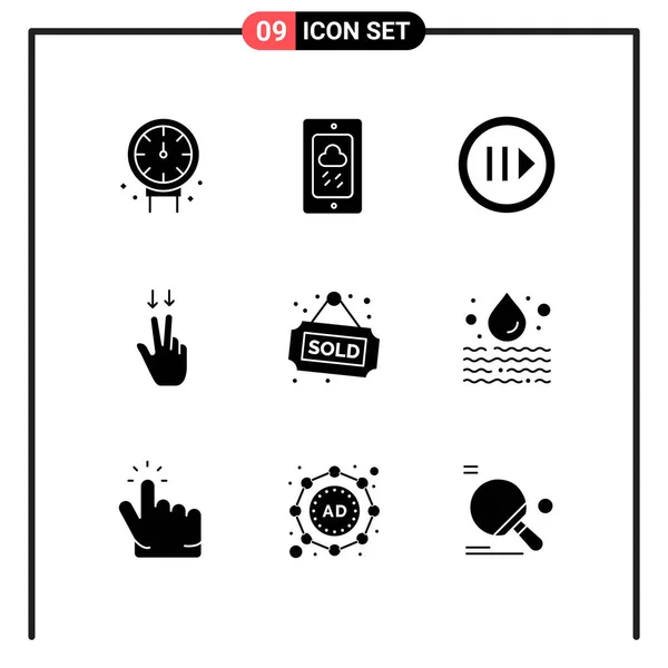 Set Universal Creative Icons Simply Vector Illustrations Web Mobile Apps — Stock Vector