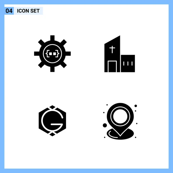 Set Universal Creative Icons Simply Vector Illustrations Web Mobile Apps — Stock Vector