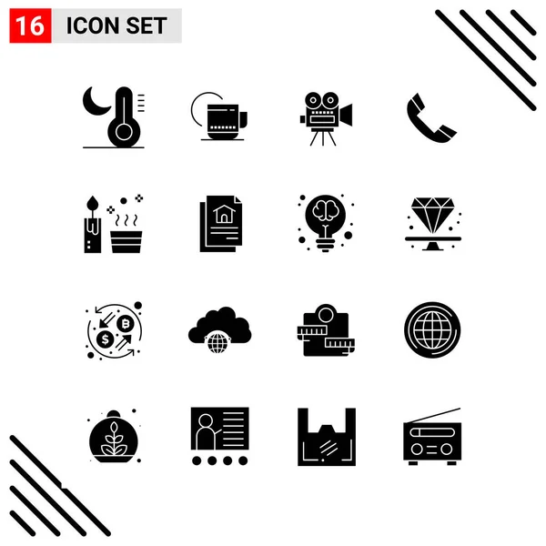 Conjunto Iconos Creativos Universales Simplemente Vector Ilustraciones Para Aplicaciones Web — Vector de stock