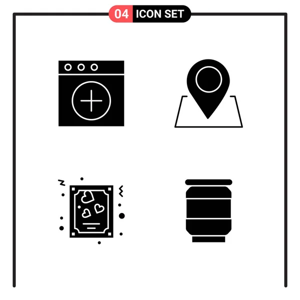 Set Universal Creative Icons Simply Vector Illustrations Web Mobile Apps — Stock Vector