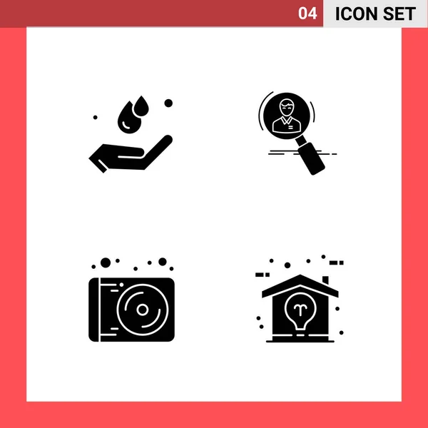 Conjunto Iconos Creativos Universales Simplemente Vector Ilustraciones Para Aplicaciones Web — Archivo Imágenes Vectoriales