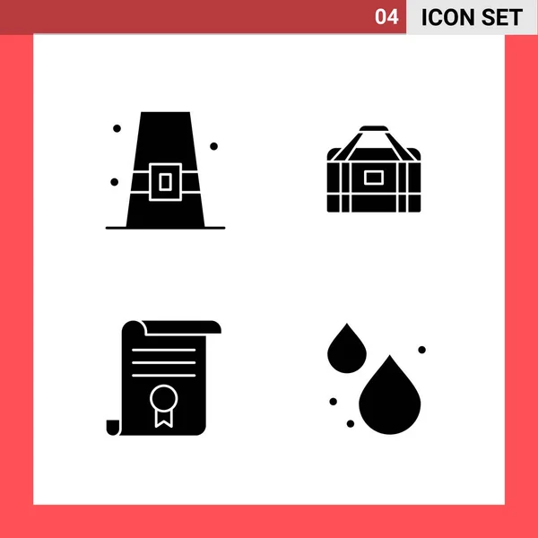 Conjunto Iconos Creativos Universales Simplemente Vector Ilustraciones Para Aplicaciones Web — Vector de stock