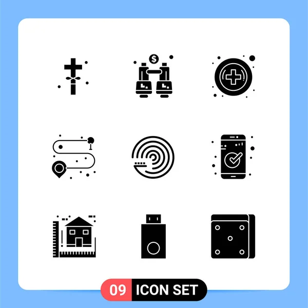 Conjunto Iconos Creativos Universales Simplemente Vector Ilustraciones Para Aplicaciones Web — Archivo Imágenes Vectoriales