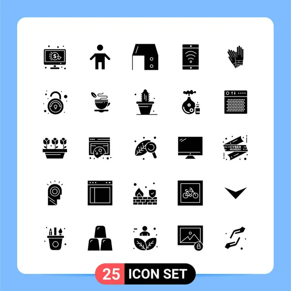 Conjunto Iconos Creativos Universales Simplemente Vector Ilustraciones Para Aplicaciones Web — Archivo Imágenes Vectoriales