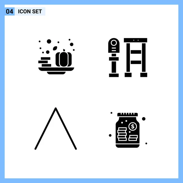 Conjunto Iconos Creativos Universales Simplemente Vector Ilustraciones Para Aplicaciones Web — Vector de stock