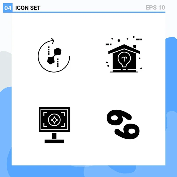 Set Universal Creative Icons Simply Vector Illustrations Web Mobile Apps — Stock Vector