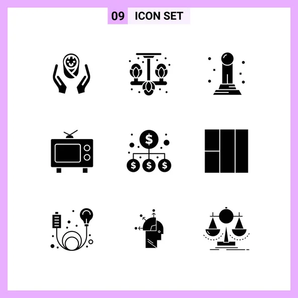 Set Universal Creative Icons Simply Vector Illustrations Web Mobile Apps — Stock Vector