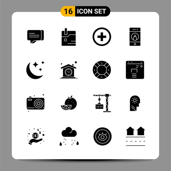 Conjunto Iconos Creativos Universales Simplemente Vector Ilustraciones Para Aplicaciones Web — Vector de stock