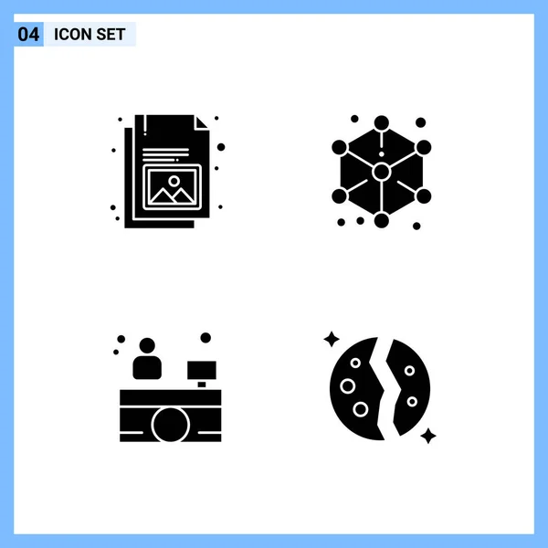 Set de 25 iconos de negocio universales Vector — Vector de stock