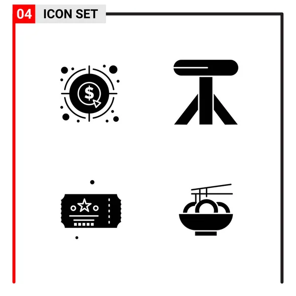 Set Universeller Kreativer Symbole Einfach Vektorillustrationen Für Web Und Mobile — Stockvektor