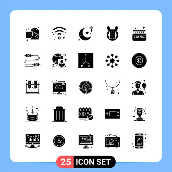 Conjunto Iconos Creativos Universales Simplemente Vector Ilustraciones Para Aplicaciones Web — Vector de stock