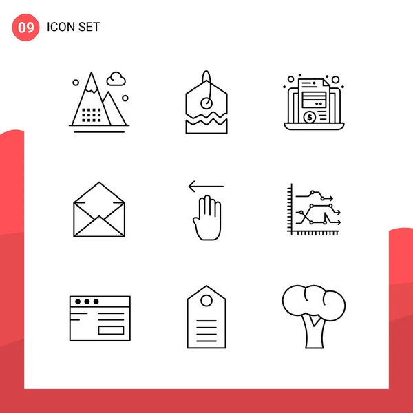 Set of 25 Universal Business Icons Vector — Stockový vektor