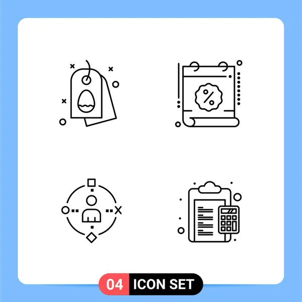 Conjunto Iconos Creativos Universales Simplemente Vector Ilustraciones Para Aplicaciones Web — Archivo Imágenes Vectoriales