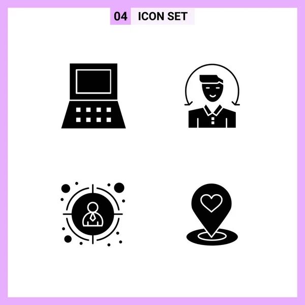 Conjunto de 16 iconos universales Vector de negocios — Vector de stock