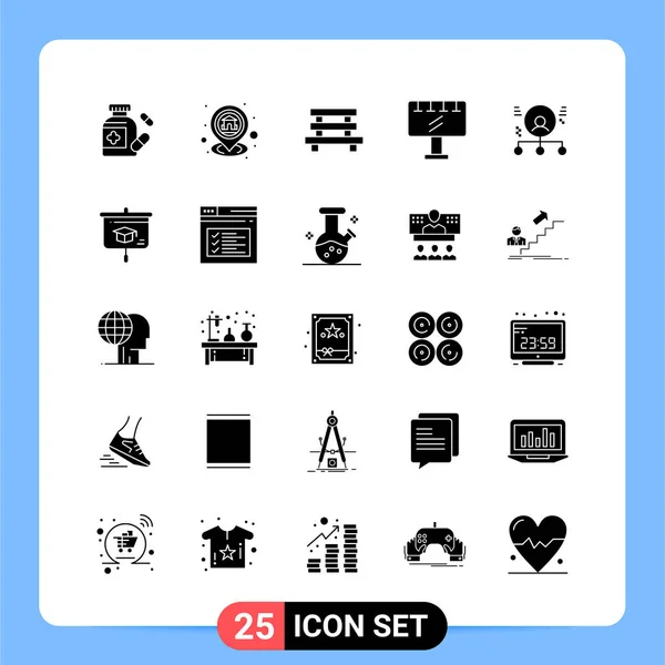 Conjunto Iconos Creativos Universales Simplemente Vector Ilustraciones Para Aplicaciones Web — Vector de stock