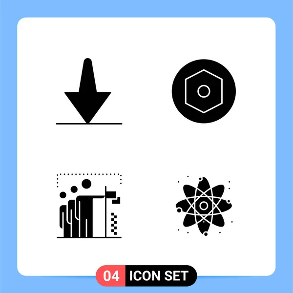 Set Universal Creative Icons Simply Vector Illustrations Web Mobile Apps — Stock Vector