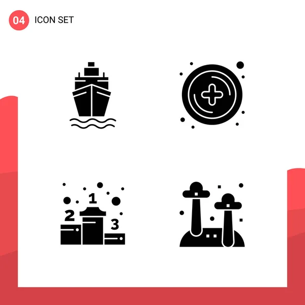 Set Universal Creative Icons Simply Vector Illustrations Web Mobile Apps — Stock Vector