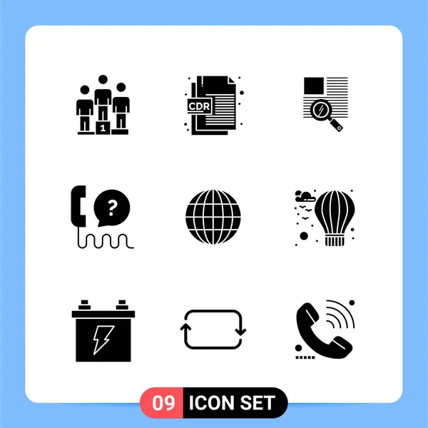 Conjunto Iconos Creativos Universales Simplemente Vector Ilustraciones Para Aplicaciones Web — Vector de stock