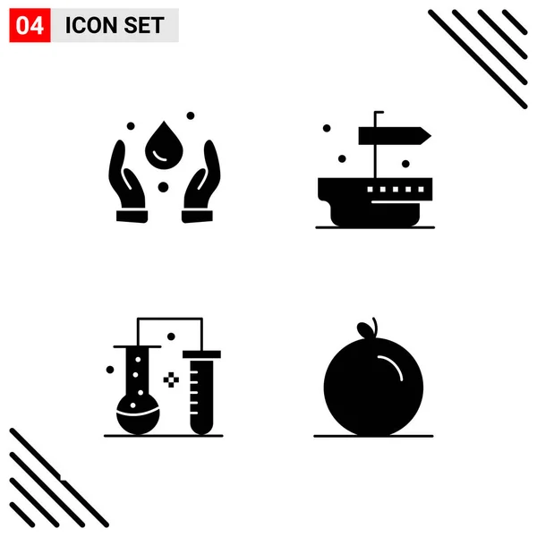 Conjunto Iconos Creativos Universales Simplemente Vector Ilustraciones Para Aplicaciones Web — Archivo Imágenes Vectoriales