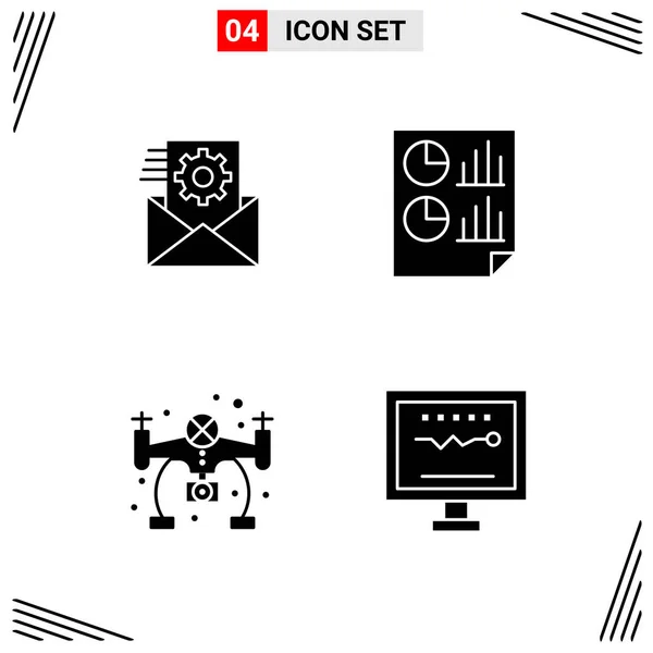 Set Universal Creative Icons Simply Vector Illustrations Web Mobile Apps — Stock Vector