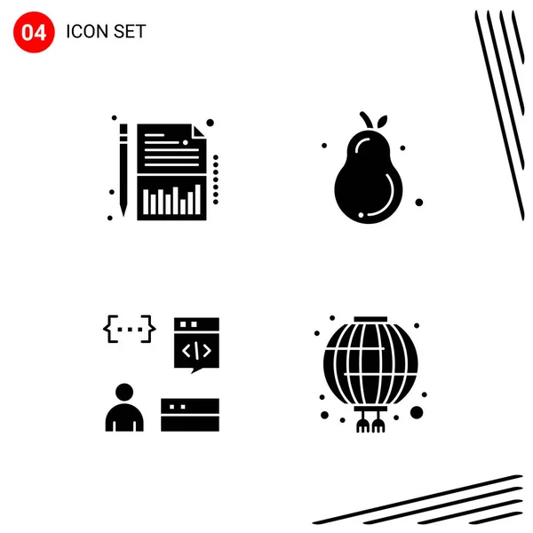 Set Universal Creative Icons Simply Vector Illustrations Web Mobile Apps — Stock Vector