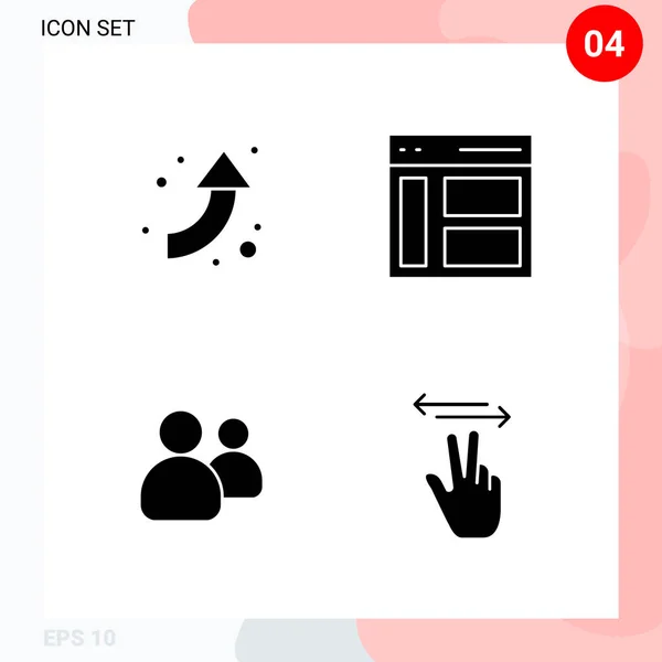 Set Universal Creative Icons Simply Vector Illustrations Web Mobile Apps — Stock Vector