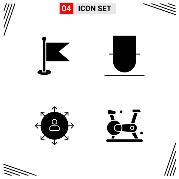 Set Universal Creative Icons Simply Vector Illustrations Web Mobile Apps — Stock Vector