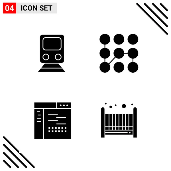 Set Universal Creative Icons Simply Vector Illustrations Web Mobile Apps — Stock Vector