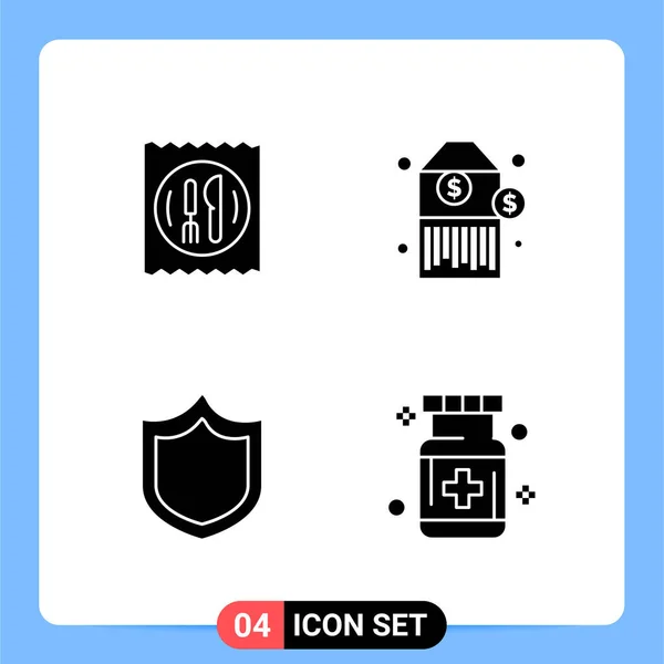 Conjunto Iconos Creativos Universales Simplemente Vector Ilustraciones Para Aplicaciones Web — Vector de stock